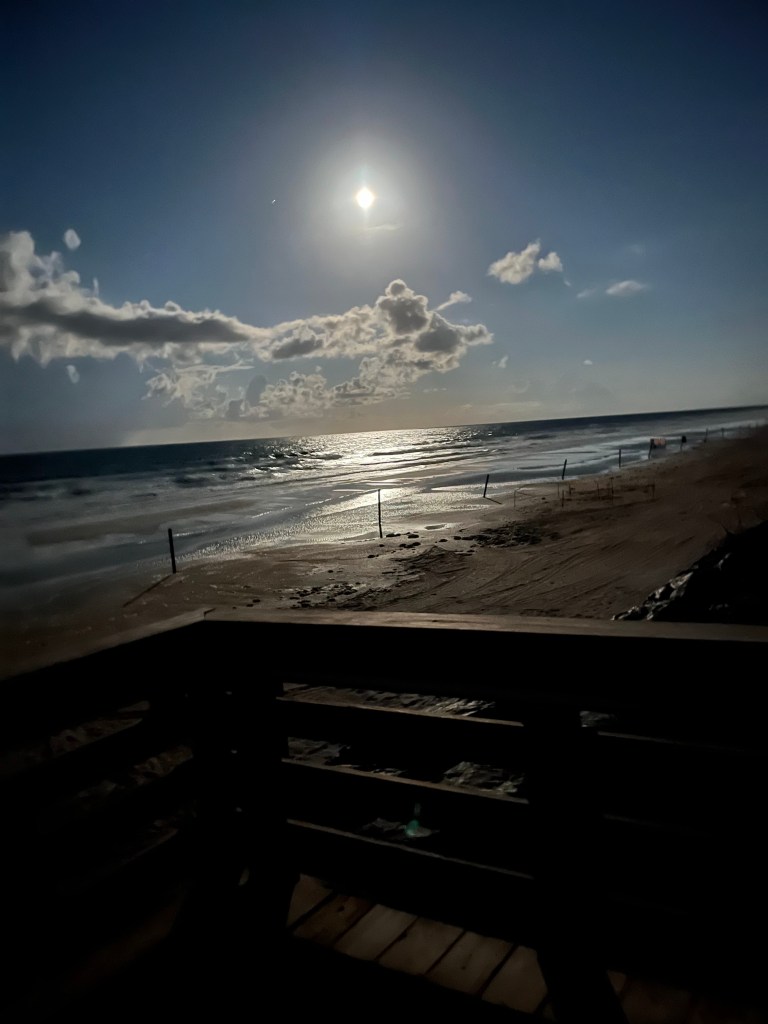 As the moon guides the night, we rest. 